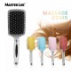 Masterlee 2020  new design custom logo plastic massage Combs  with diamond hair brushes with diamond for home